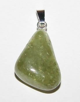 Grossular-Anhänger, Granat, Trommelstein