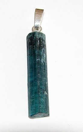 blauer Turmalin-Anhänger, Indigolith, Kristall