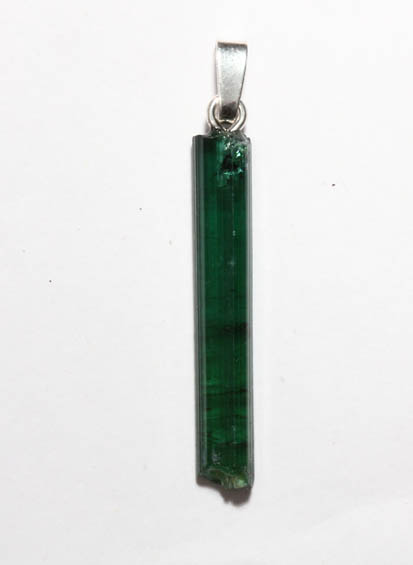 grüner Turmalin-Anhänger, Verdelith, Kristall