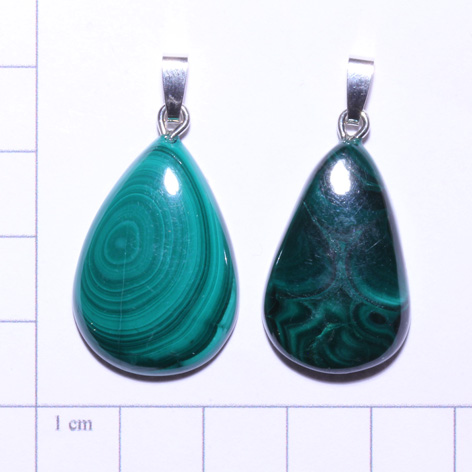 Malachit-Cabochon-Anhänger