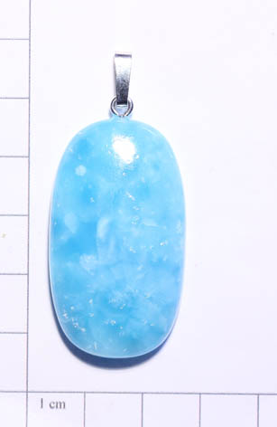 Hemimorphit-Anhänger, Cabochon