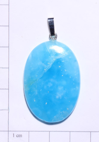 Hemimorphit-Anhänger, Cabochon