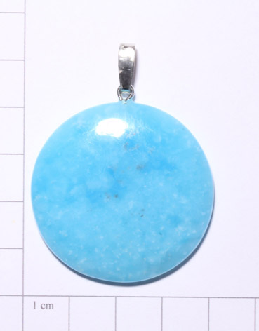 Hemimorphit-Anhänger, Cabochon