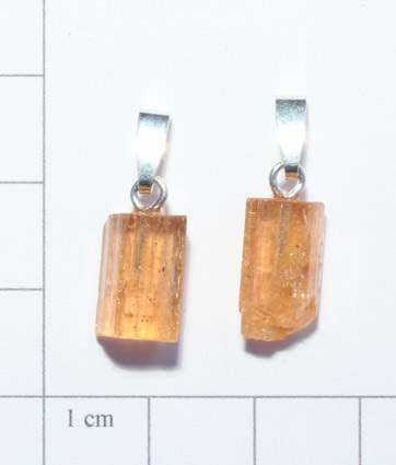 Goldtopas-Anhänger, Kristall 
