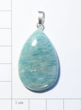 Amazonit-Anhänger, Cabochon 