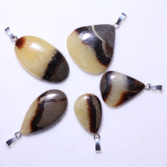 Septarien-Anhänger, Cabochon 