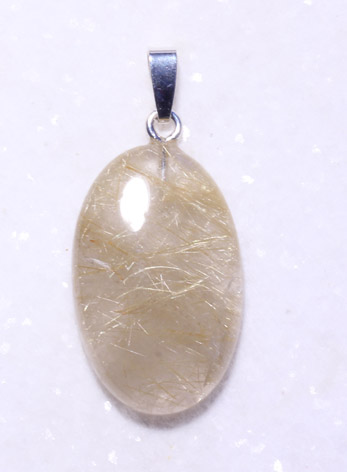 Rutilquarz-Anhänger, Cabochon
