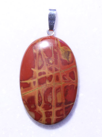 Noreena-Jaspis-Anhänger, Cabochon