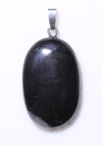 Schörl-Anhänger, Cabochon