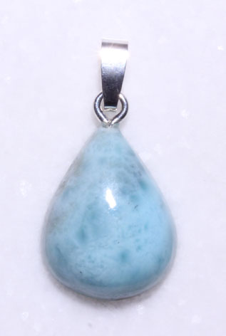 Larimar-Anhänger, Cabochon