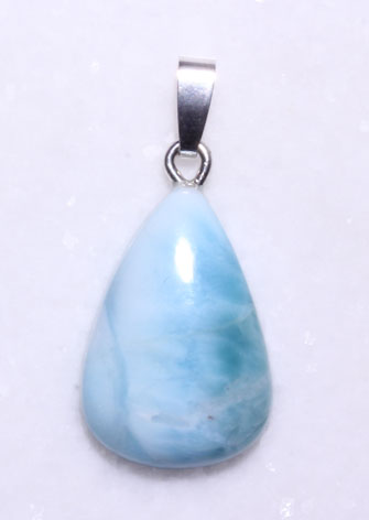Larimar-Anhänger, Cabochon