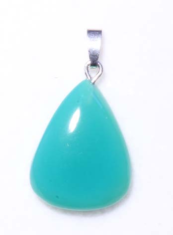 Chrysopras-Anhänger, Cabochon 