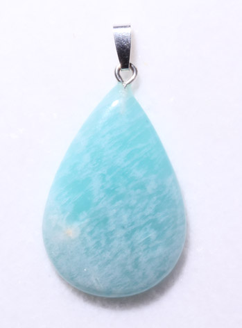 Amazonit-Anhänger, Cabochon 