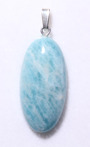 Amazonit-Anhänger, Cabochon 