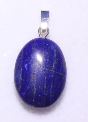 Lapislazuli-Anhänger, Trommelstein