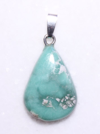Variscit-Anhänger, Cabochon 