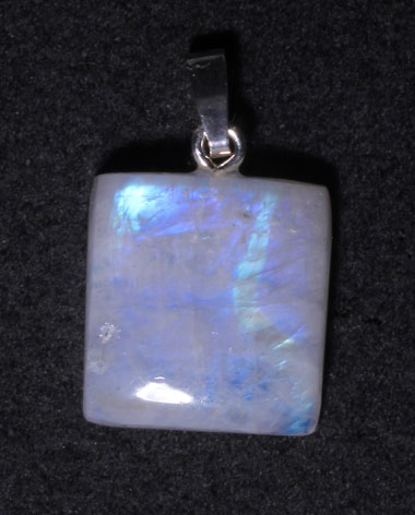 Regenbogenmondstein-Anhänger, Cabochon