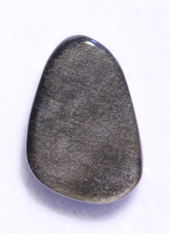 Goldobsidian, gebohrt