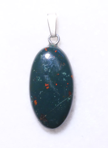 Heliotrop-Anhänger, Cabochon 