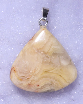 Crazy-Laze-Achat-Anhänger, Cabochon