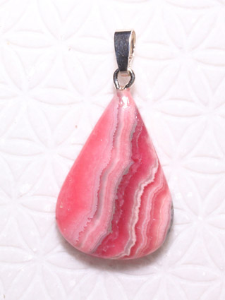 Rhodochrosit-Anhänger, Cabochon