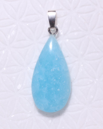 Hemimorphit-Anhänger, Cabochon 