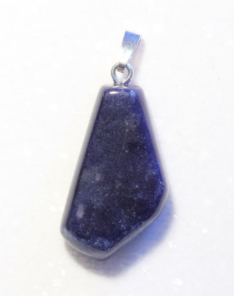 Blauquarz-Anhänger - Trommelstein