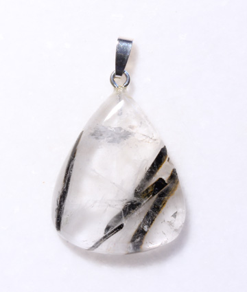 Turmalinquarz-Anhänger, Cabochon 