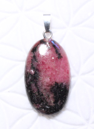 Rhodonit-Anhänger, Cabochon 