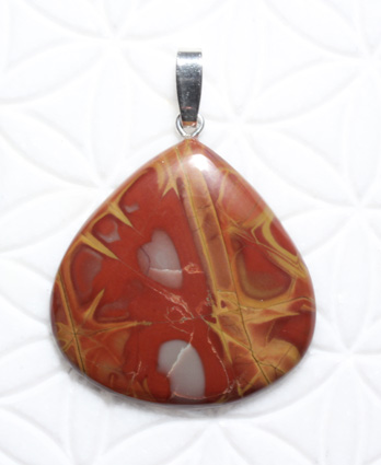 Noreena-Jaspis-Anhänger, Cabochon