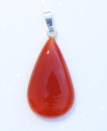 Karneol-Anhänger, Cabochon