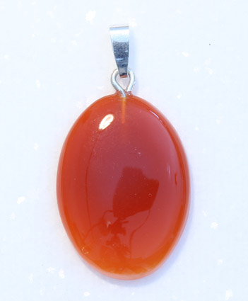 Karneol-Anhänger, Cabochon