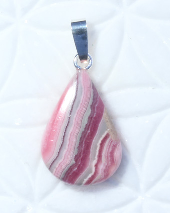 Rhodochrosit-Anhänger, Cabochon
