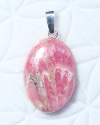 Rhodochrosit-Anhänger, Cabochon