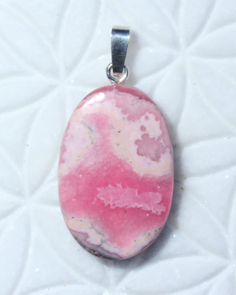 Rhodochrosit-Anhänger, Cabochon