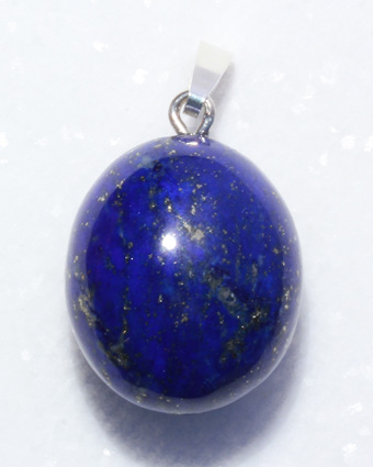 Lapislazuli-Anhänger, Trommelstein