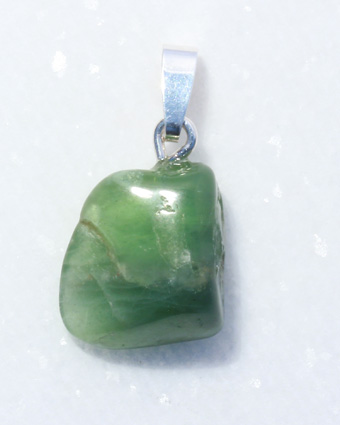 Peridot-Anhänger, Trommelstein