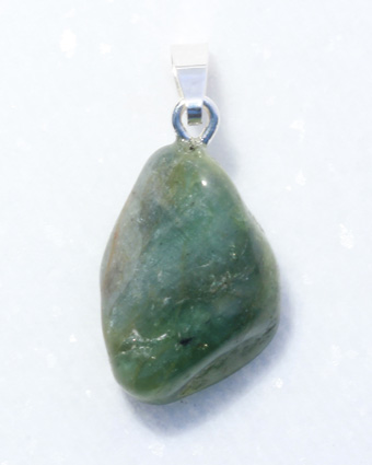 Peridot-Anhänger, Trommelstein