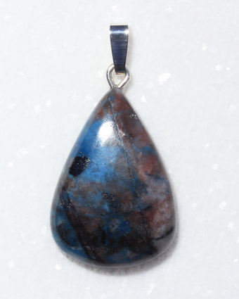 Azurit-Anhänger, Cabochon