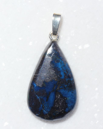 Azurit-Anhänger, Cabochon