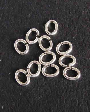 Biegeringe in Sterling Silber, 10 Stück