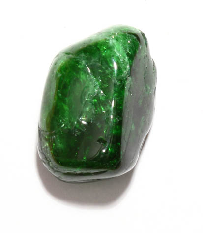 Chromdiopsid-Trommelstein